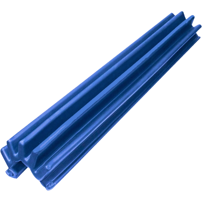 Причальный кранец Волна 120 градусов синий 800x160х140мм (ЗОУ-120-С)